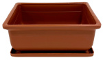 Горшок для цветов Бонсайница 15*10*6см 0,75л терракот