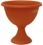 Горшок для цветов Ливия л (d=310мм) низ. с поддоном М3206 (корич.)