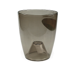 Горшок для цветов Орхидея 12*14 коричневый прозрачный