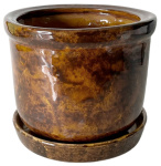 Горшок для цветов Горшок №25 коричневый керамика