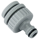 Штуцер резьбовой пластм. с переход. 1/2