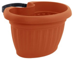 Горшок для цветов Терра 27*14,5см на столб коричневый 