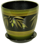 Горшок 15см Бутон Оливки 2л