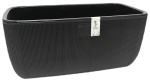 Балконный ящик Фабио VipSet с дренажной системой 9,5л чёрный