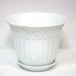 Горшок 1,2 л 170мм белый Интехпром