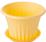 Горшок для цветов Кашпо Кэрол 160мм с подс. Банан М3155