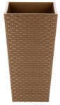 Горшок для цветов Ротанг 138*138*250мм корич. ротанг М3085