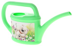 Лейка садовая пласт. 0,4л детская Декор зелен. М2425