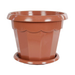 Горшок для цветов Гармония 4,0л с подст. коричневый М1576/М338