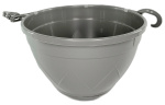 Горшок для цветов подвесной Лилия 4л с подвеской 23*23*14см Дымчатый серый