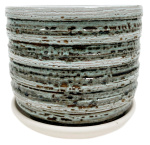 Горшок для цветов Кукушка №3 18см белый бук керамика