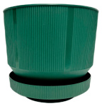 Горшок для цветов Хит 9л с поддоном Зеленый