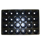 Кассета для рассады 24 круг 52*31*6,5 ячейка 230мл