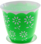 Горшок для цветов Соблазн 1,5л с подст. зеленый М1912
