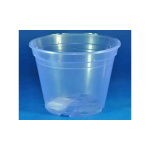 Горшок для цветов дренажный 14*10,5см прозрачный