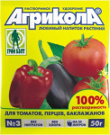 Агрикола 3 для томатов, перцев 50г 04-007