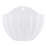 Горшок для цветов Марго кашпо настенное белый, мрамор, коричневый 113030