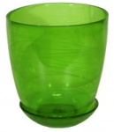 Горшок с подд. №3 крш. жел. мат. /С 4803