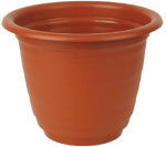 Горшок для цветов Ламела 62,0л (d=600мм) с поддоном мрамор М8220 (корич.)