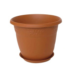 Горшок для цветов Рябина 3,6л с подст. терракот М3055
