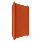 Горшок для цветов Петуния 18*18см квадрат коричневый с подст.