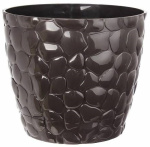 Горшок для цветов Камни 4,8л Ротанг коричневый М3174