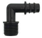 Адаптер угловой для капельной трубки Dn16 с наружной резьбой 1-2 AD7217