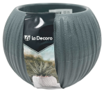 Горшок для цветов Кашпо Сфера 1,7л Антрацит КШ-9524