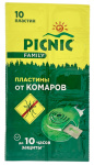 PICNIC FAMILY пластины от комаров