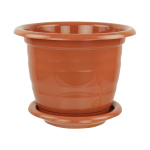 Горшок для цветов Виола 10,0л с подст. М1537 коричневый