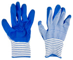 Перчатки нейлоновые обливные Зебра