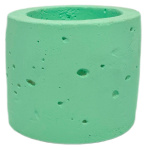 Кашпо Цилиндр зелёное