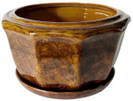 Горшок для цветов Горшок №30 коричневый керамика