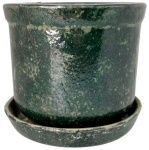 Горшок для цветов Горшок №5 зеленый керамика