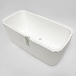 Балконный ящик Фабио VipSet с дренажной системой белый (2)