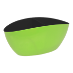 Горшок для цветов Каноэ 32*14 со вставкой оливковый