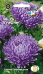 Астра Графиня (пионовидная, пурпурно-лиловая)