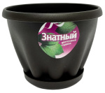 Горшок для цветов Знатный 0,45л шоколад