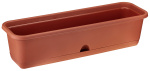 Горшок для цветов Балконный ящик 600мм с поддоном терракот М3221