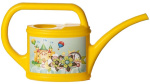 Лейка садовая пласт. 0,4л детская Декор желтый М2427 с рисунком