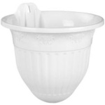 Горшок для цветов Лозанна настенное 3л белый М1513