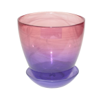 Горшок с подд. №3 алеб. роз.-фиол. 93-026