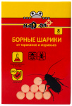 Борные шарики от тараканов 8шт NADZOR