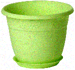 Горшок для цветов Рябина 2,3л с подст. мята М3054