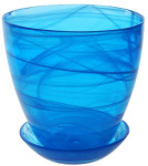 Горшок с подд. №2 алеб.син./С 4238