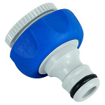 Штуцер резьбовой пластм. с переход. 1/2