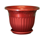 Горшок для цветов Лозанна 25,0л с подст. медный М1462