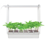 Набор Минисад Подставка металл, светильник 10W (спектр д/рассады и роста) с ящиком 12 стаканов Uniel