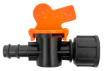 Кран стартовый с внутренней резьбой 1-2 для капельной трубки Dn16 AD 6105