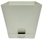 Горшок для цветов Кашпо квадрат Le Parterre 3л кремовый